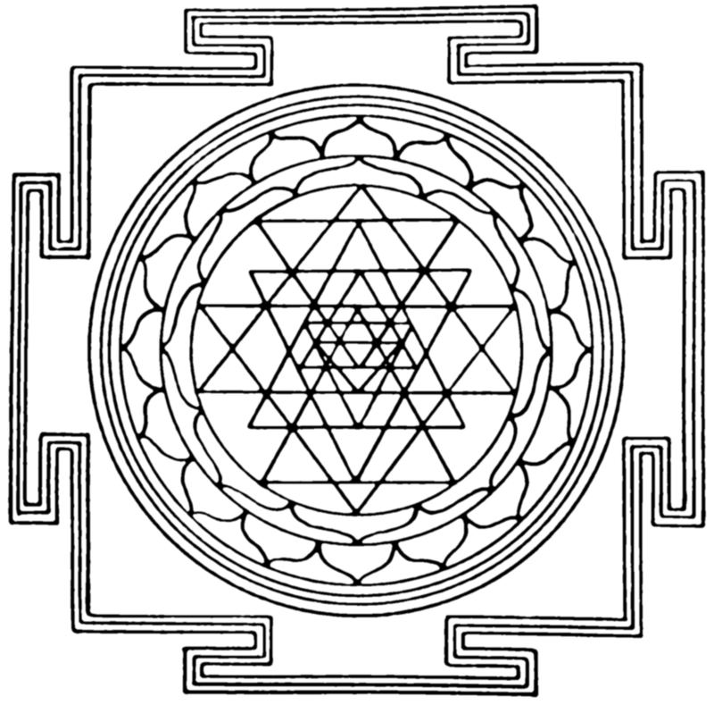 Shree Yantra, Brass or Copper Plate (Private Label)